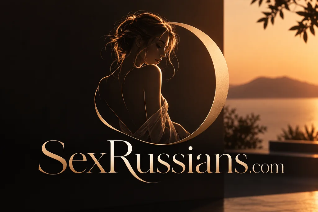 SexRussians.com — женская фигура в золотом круге